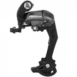 Переключатель задний Shimano Altus M370 SGS 9 ск. черн