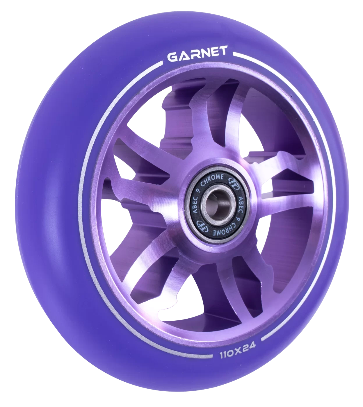 Фото Колесо для самоката TechTeam X-Treme 110*24мм Garnet purple со склада магазина СпортСЕ