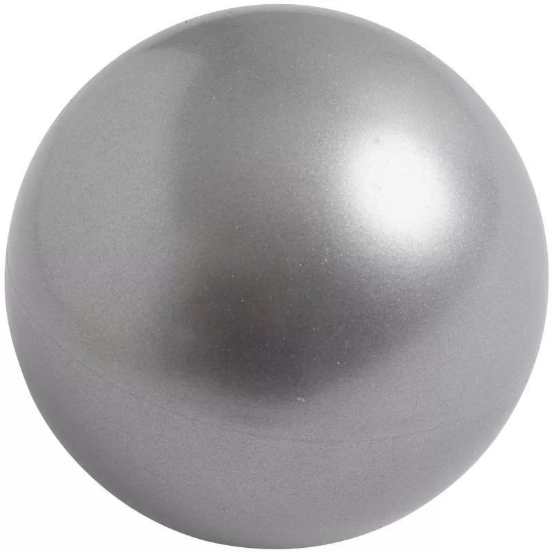 Фото Мяч для художественной гимнастики 19 см 420 г металлик серый AB2801B со склада магазина СпортСЕ