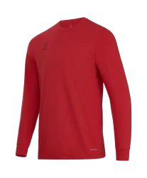 Футболка баскетбольная с длинным рукавом DIVISION PerFormDRY Pre-Match Longsleeve Jersey, красный