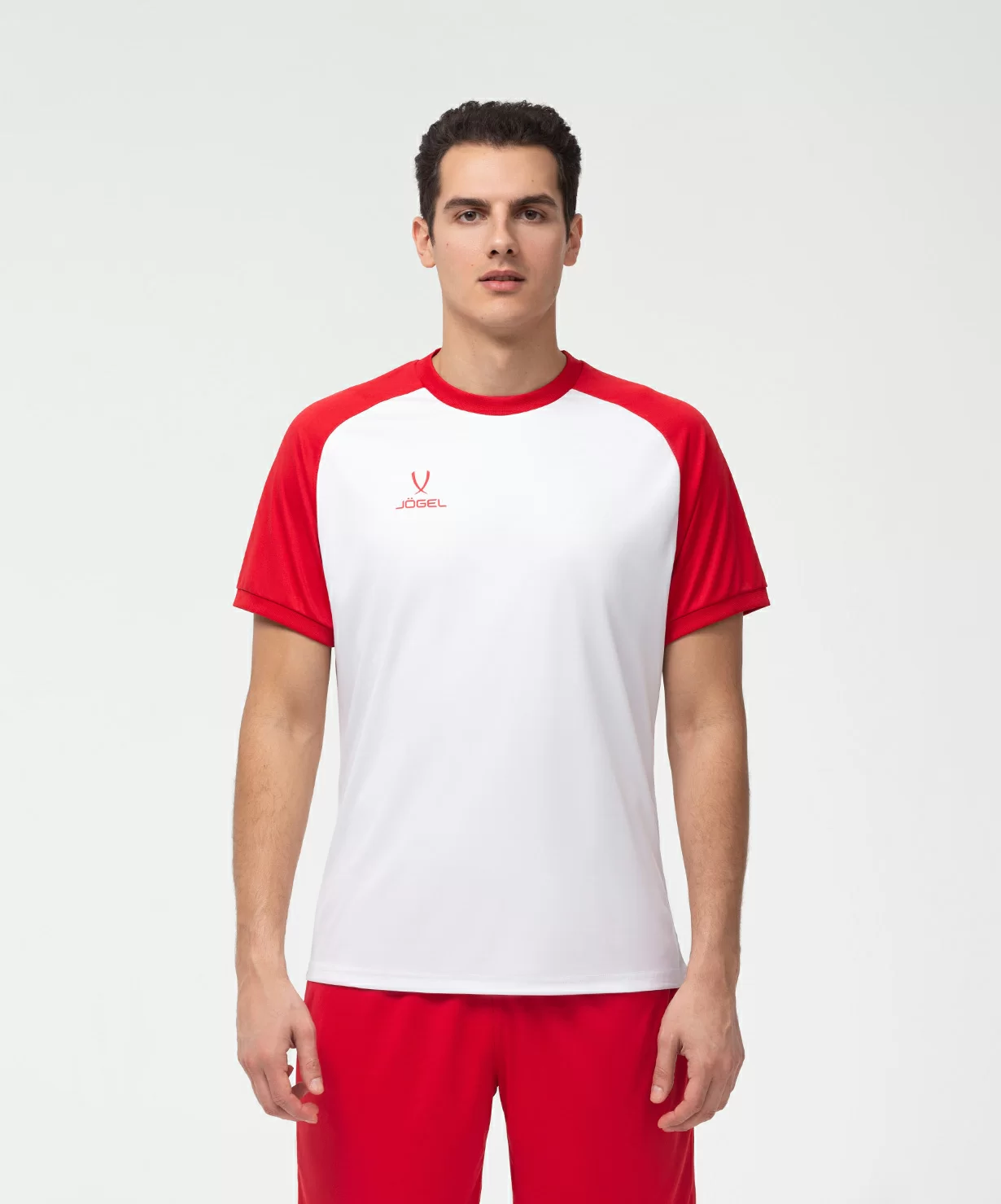 Фото Футболка игровая CAMP Reglan Jersey, белый/красный со склада магазина СпортСЕ