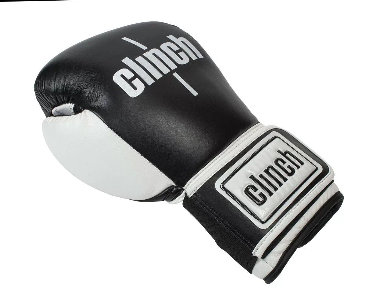 Фото Перчатки боксерские Clinch Punch чер/бел C131 со склада магазина СпортСЕ