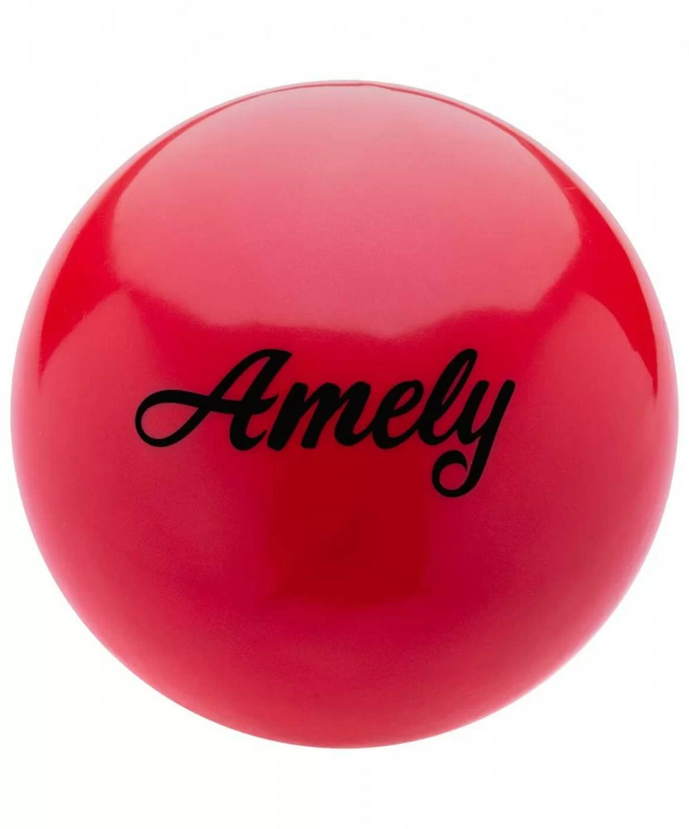 Фото Мяч для художественной гимнастики 15 см Amely AGB-101 красный со склада магазина СпортСЕ