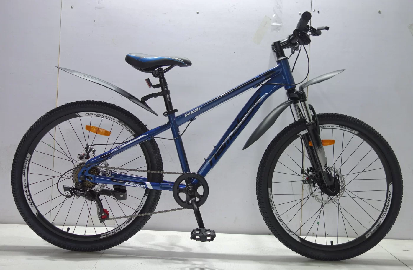 Фото Велосипед 24" Nameless S4300D, синий/черный, 13" (2024) со склада магазина СпортСЕ