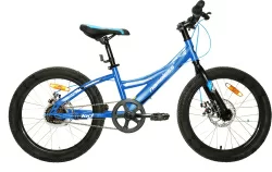 Велосипед 20" Nameless S2300D, синий/белый, 11" (2024)