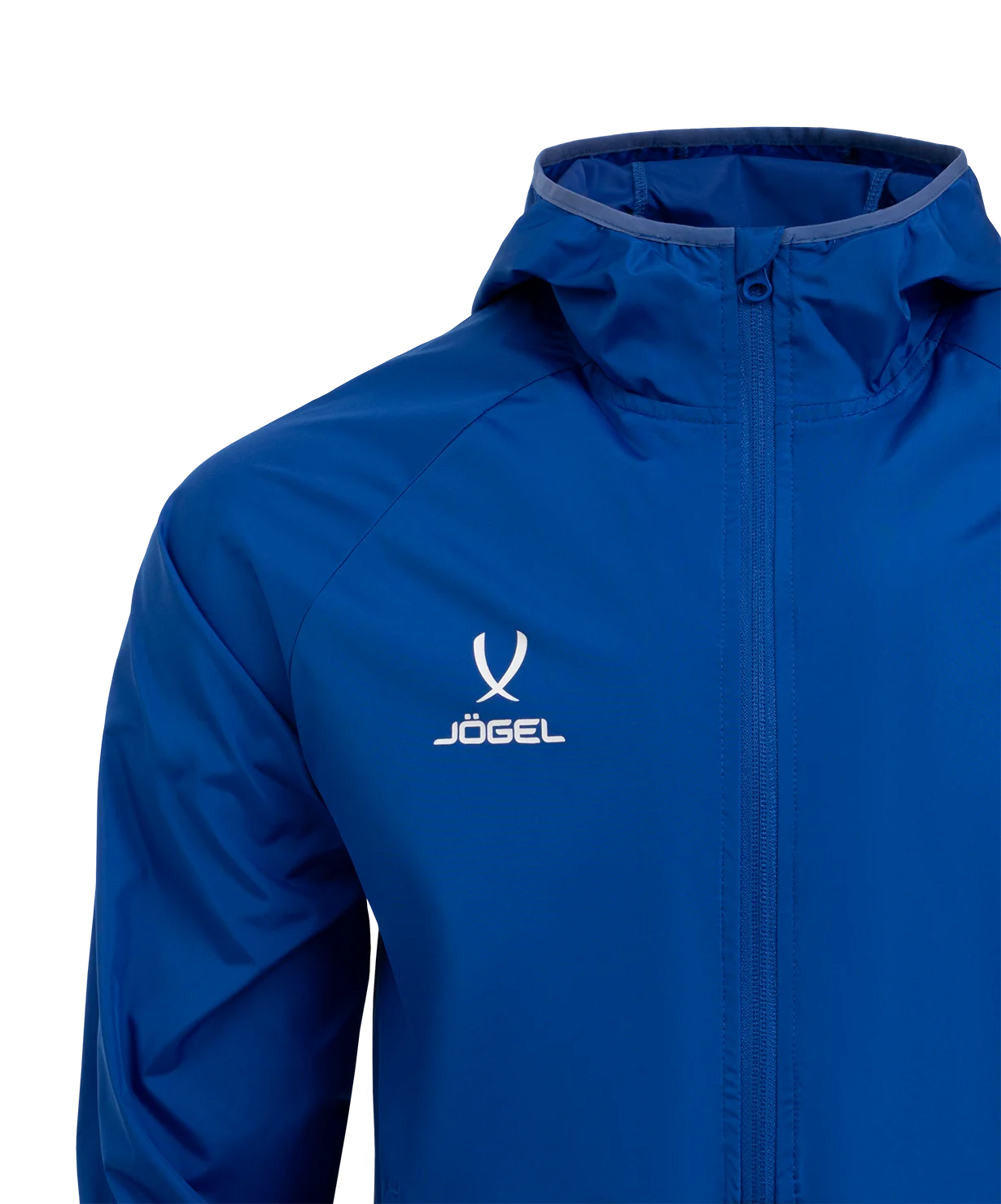  Куртка ветрозащитная JÖGEL CAMP Rain Jacket, синий, детский по низким ценам в Томске и Северске