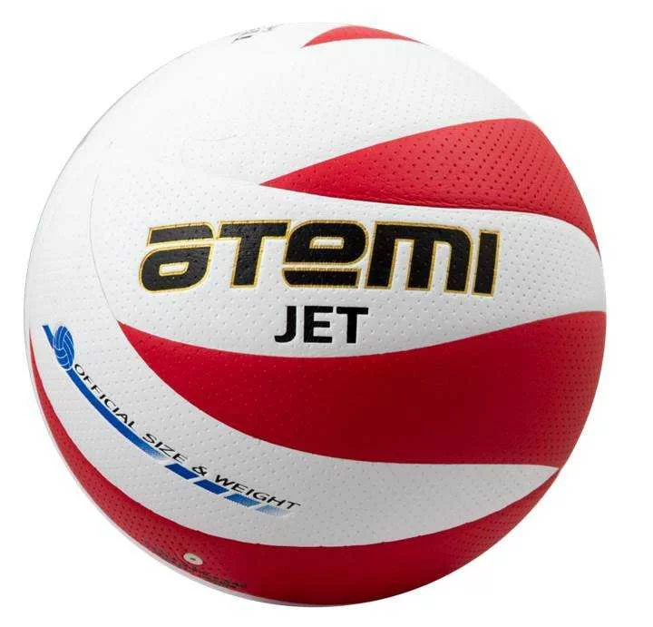 Фото Мяч волейбольный Atemi Jet PU Soft бел/красн со склада магазина СпортСЕ