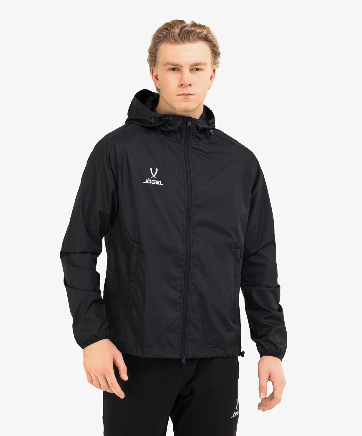Фото Куртка ветрозащитная CAMP Rain Jacket, черный со склада магазина СпортСЕ
