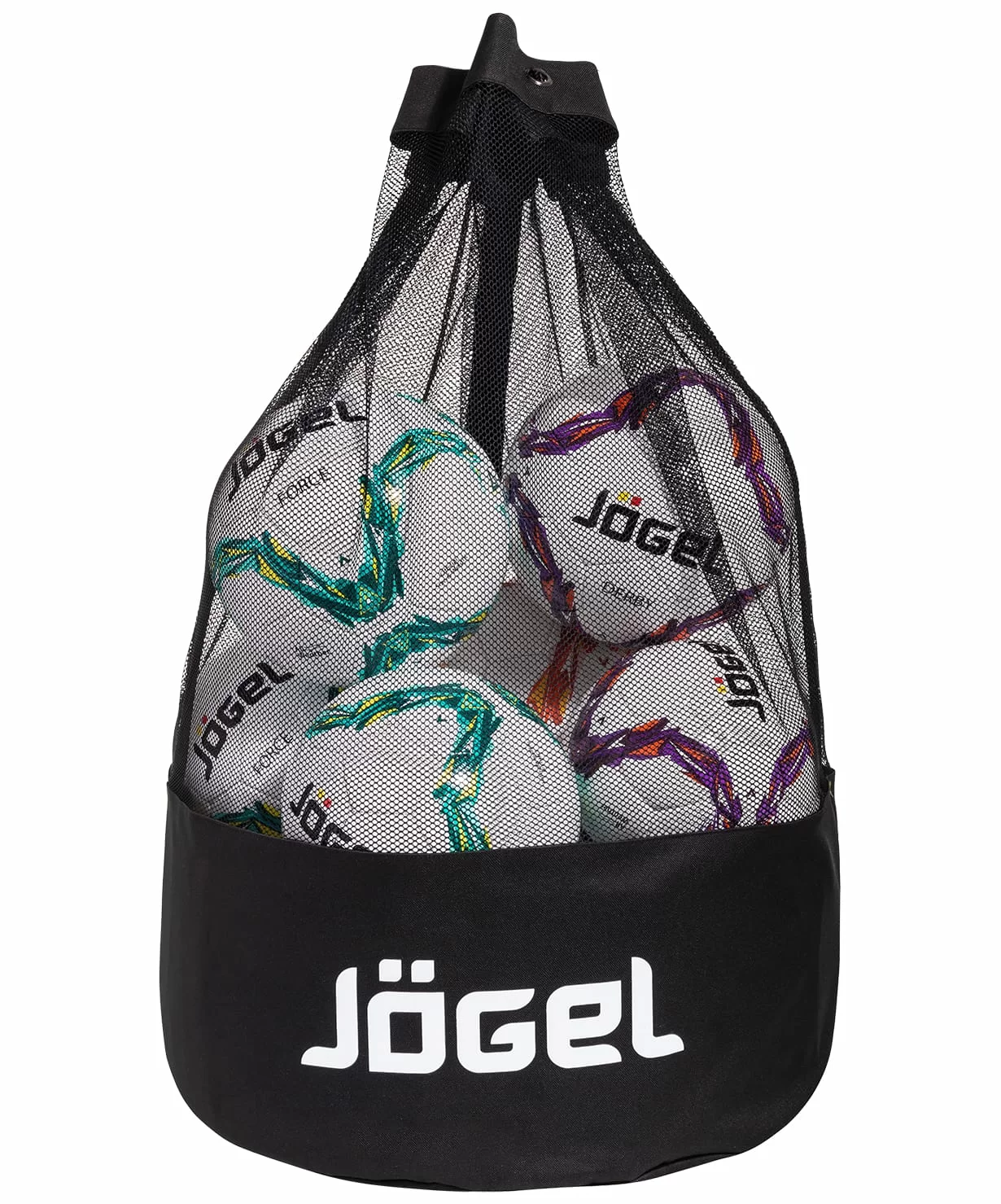 Фото Сетка для мяча Jögel JBM-1804-061 черный/белый 1/10 14111 со склада магазина СпортСЕ