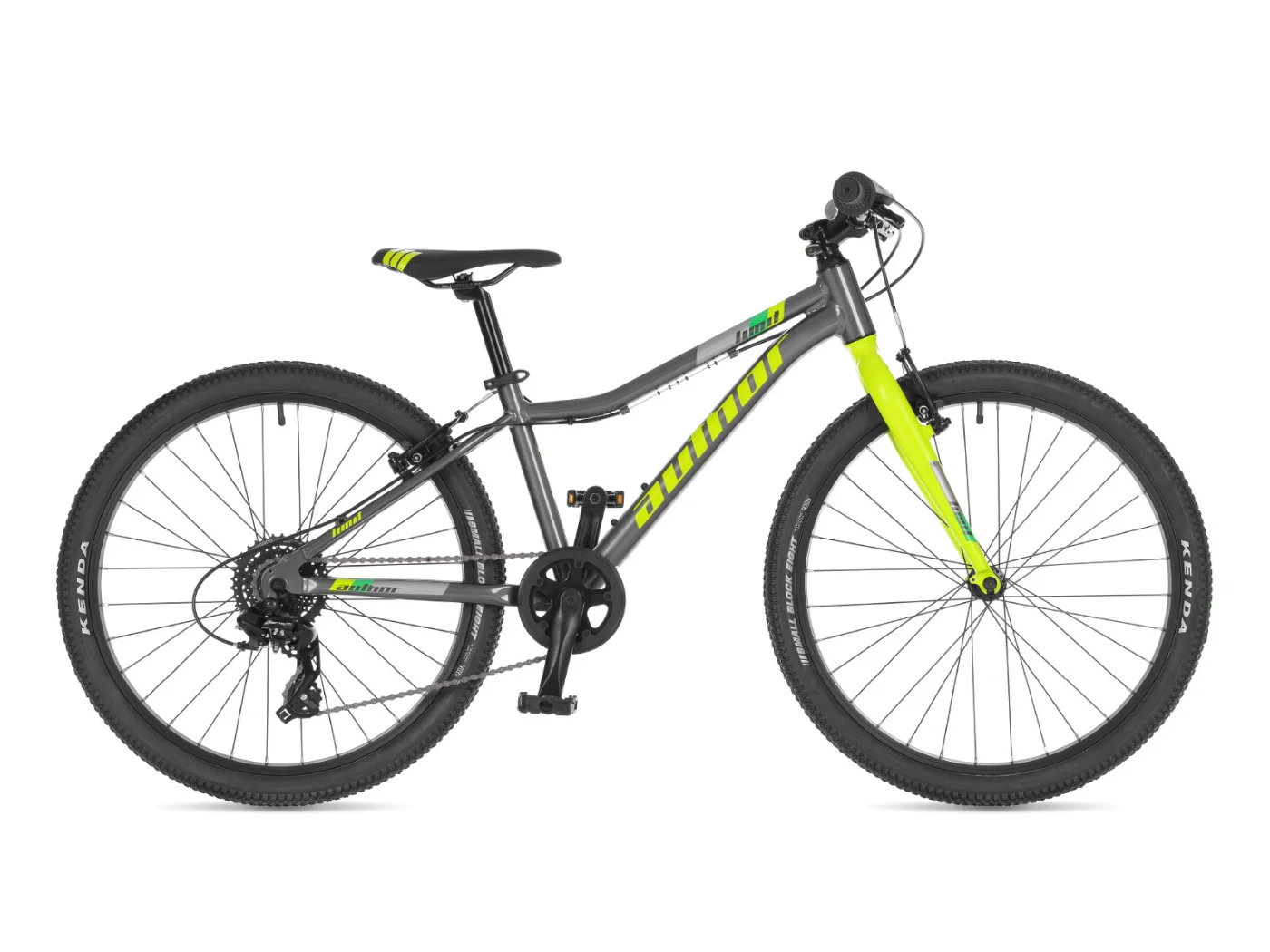  Велосипед подростковый AUTHOR Limit 2025 Серебряно-жёлтый по низким ценам в Томске и Северске