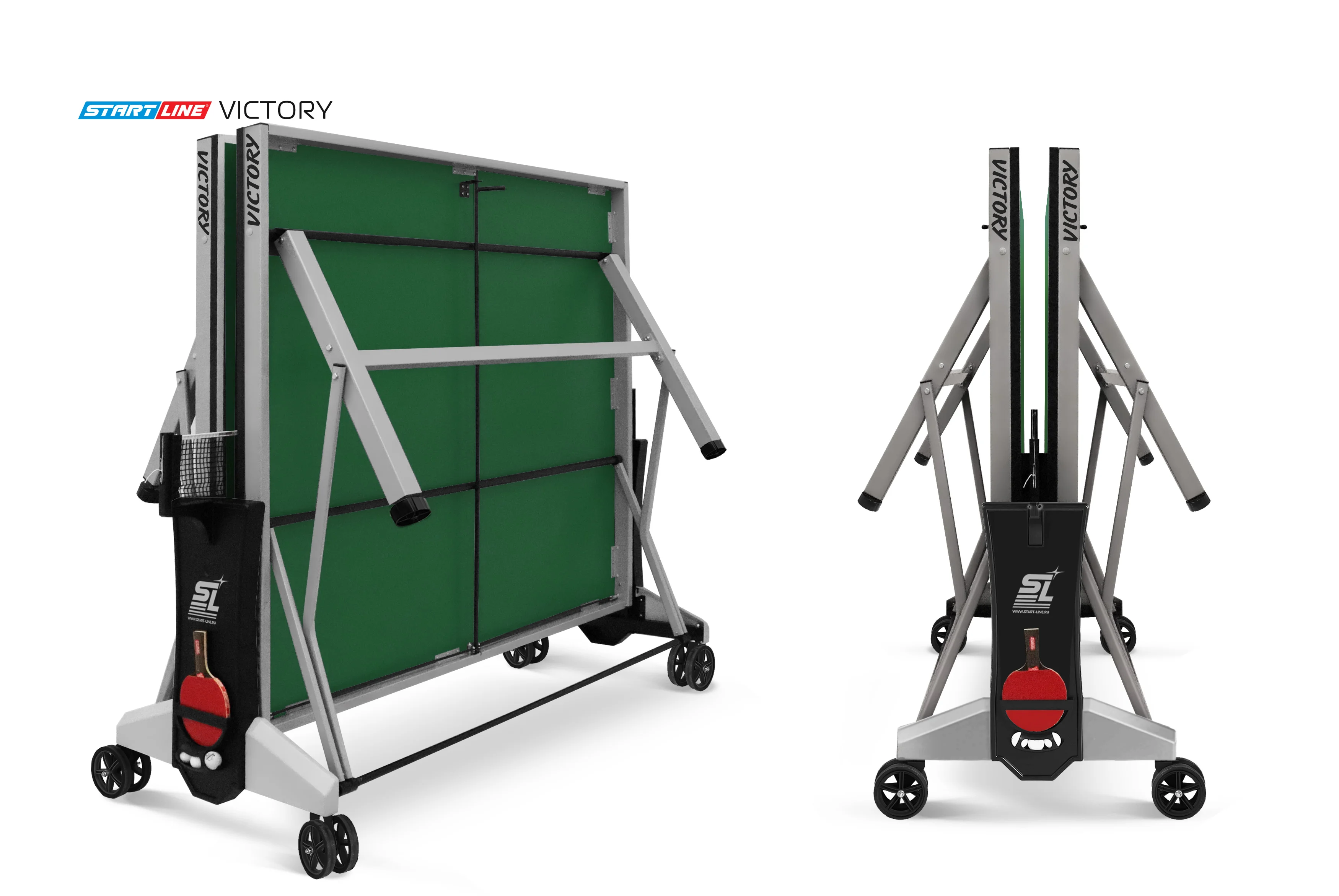  Стол теннисный VICTORY Зелёный по низким ценам в Томске и Северске