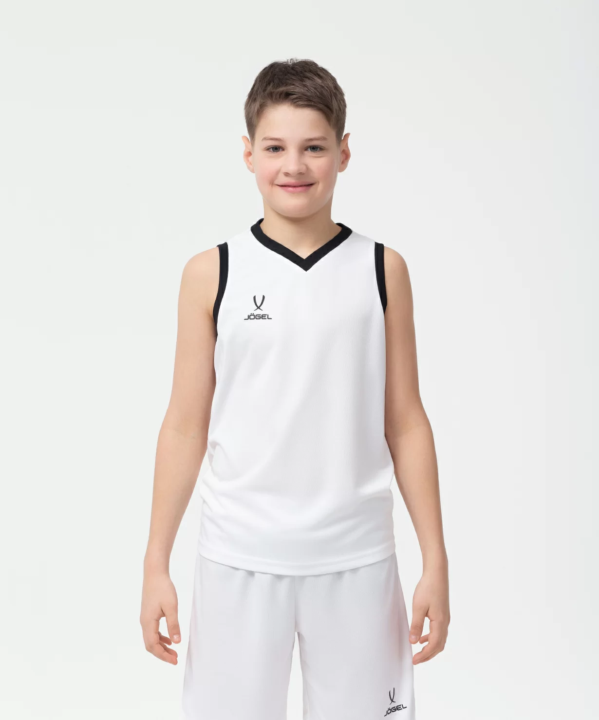 Фото Майка баскетбольная Camp Basic, белый, детский со склада магазина СпортСЕ