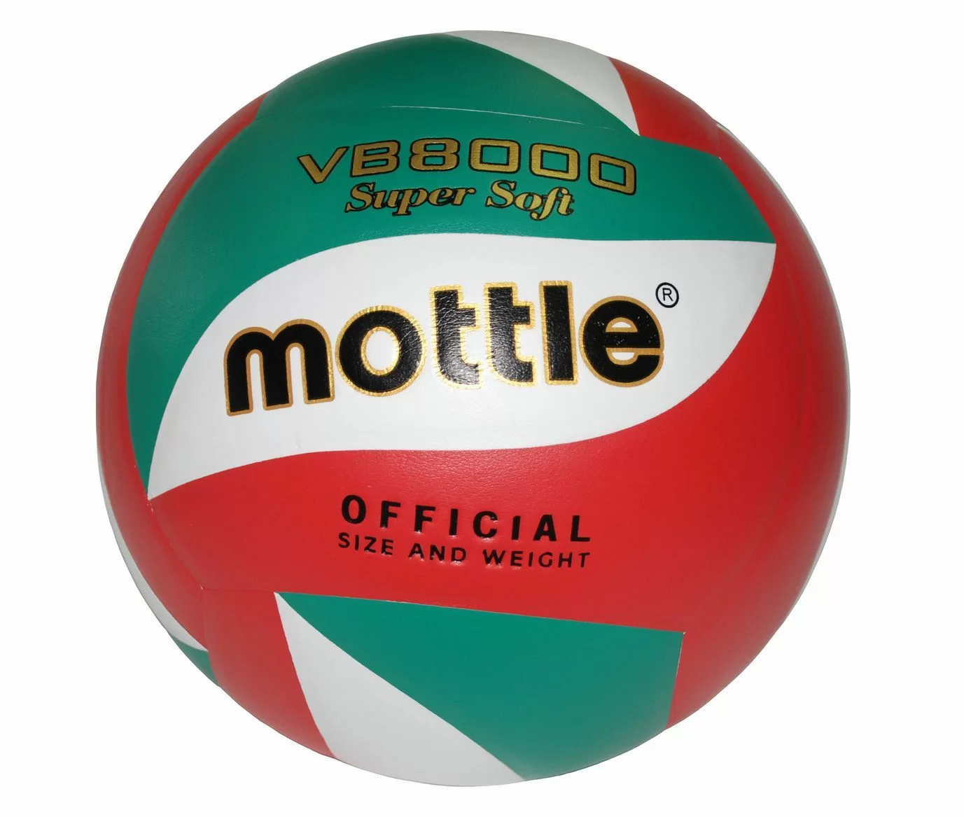 Фото Мяч волейбольный VB8000 зеленый/красный/белый со склада магазина СпортСЕ