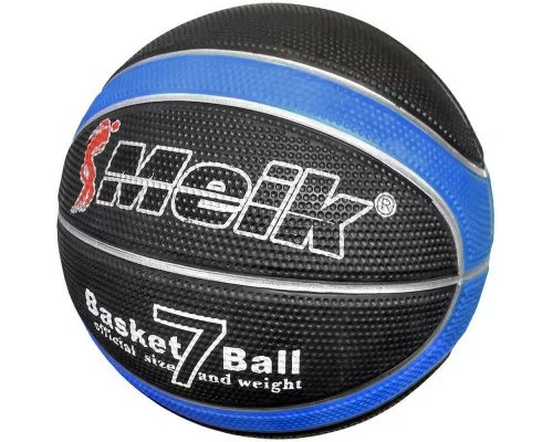 Фото Мяч баскетбольный C28682-1 Meik-MK2310 №7 черный/синий 10015836 со склада магазина СпортСЕ