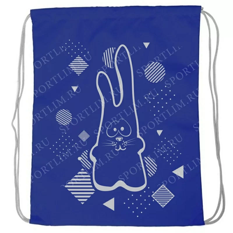 Фото Рюкзак-мешок SM-201 Rabbit темно синий 10017925 со склада магазина СпортСЕ