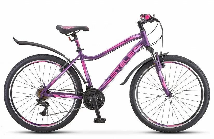 Фото Велосипед Stels Miss-5000 V 26" (2020) пурпурный V041 со склада магазина СпортСЕ
