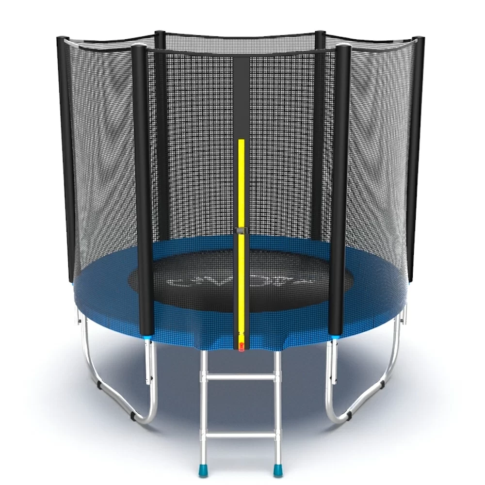  EVO JUMP External 6ft (Blue) Батут с внешней сеткой и лестницей, диаметр 6ft (синий) по низким ценам в Томске и Северске