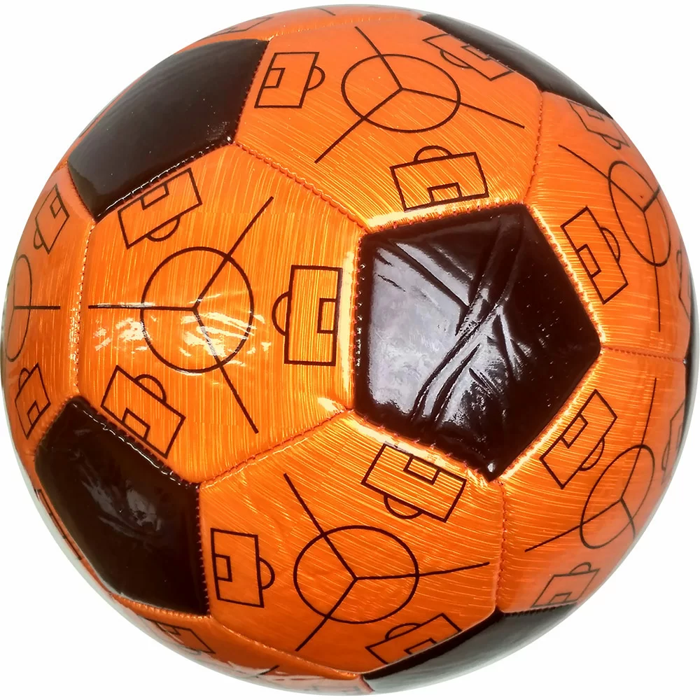 Фото Мяч футбольный C33387-3 Meik №5 PVC 2.6 310-320 гр. оранжевый 10017306 со склада магазина СпортСЕ