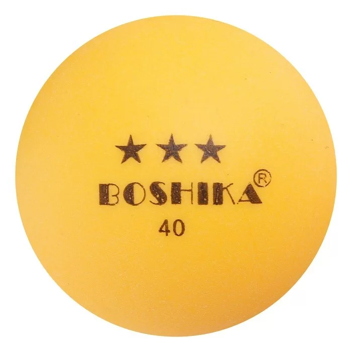 Фото Мяч для настольного тенниса Bochika 3зв. 40мм оранж 134103 со склада магазина СпортСЕ