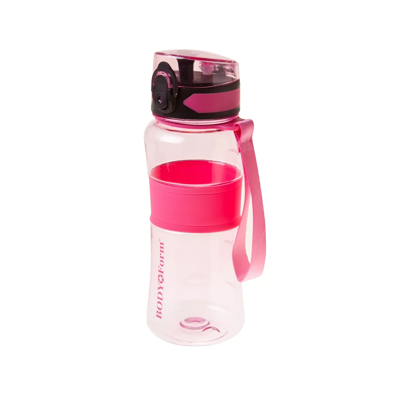 Фото Бутылка для воды Body Form розовая BF-SWB05-400 со склада магазина СпортСЕ