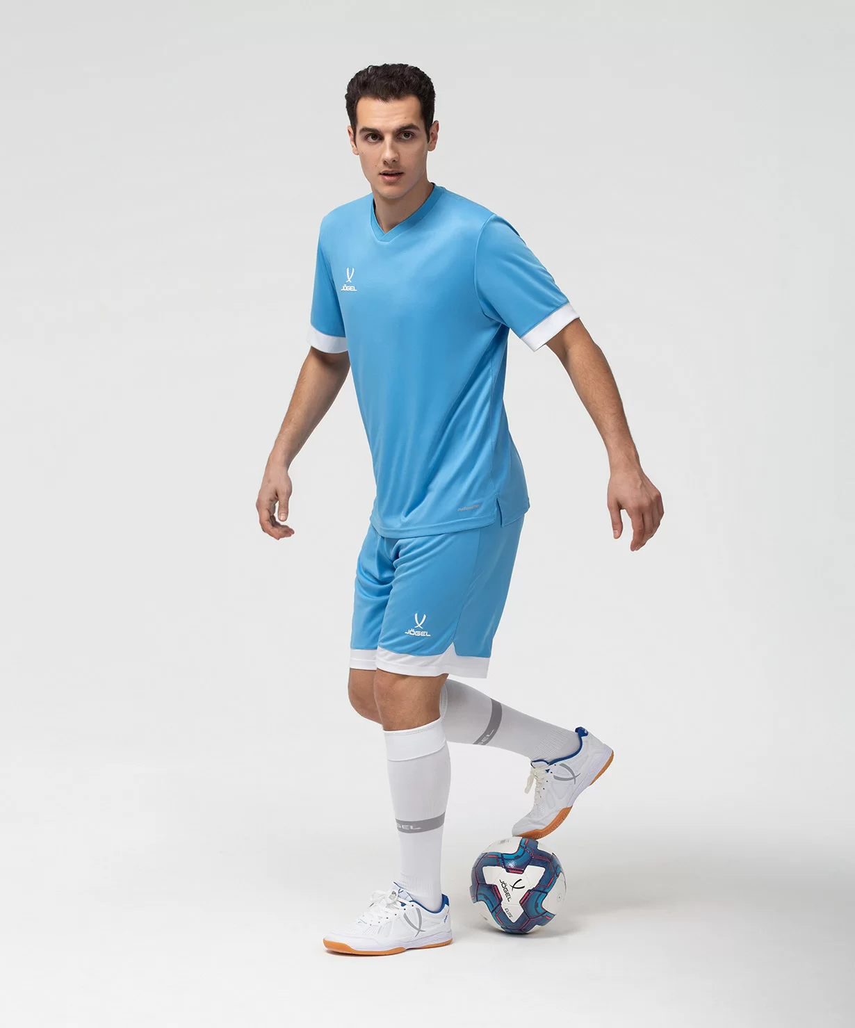 Фото Шорты игровые DIVISION PerFormDRY Union Shorts, голубой/белый/белый со склада магазина СпортСЕ
