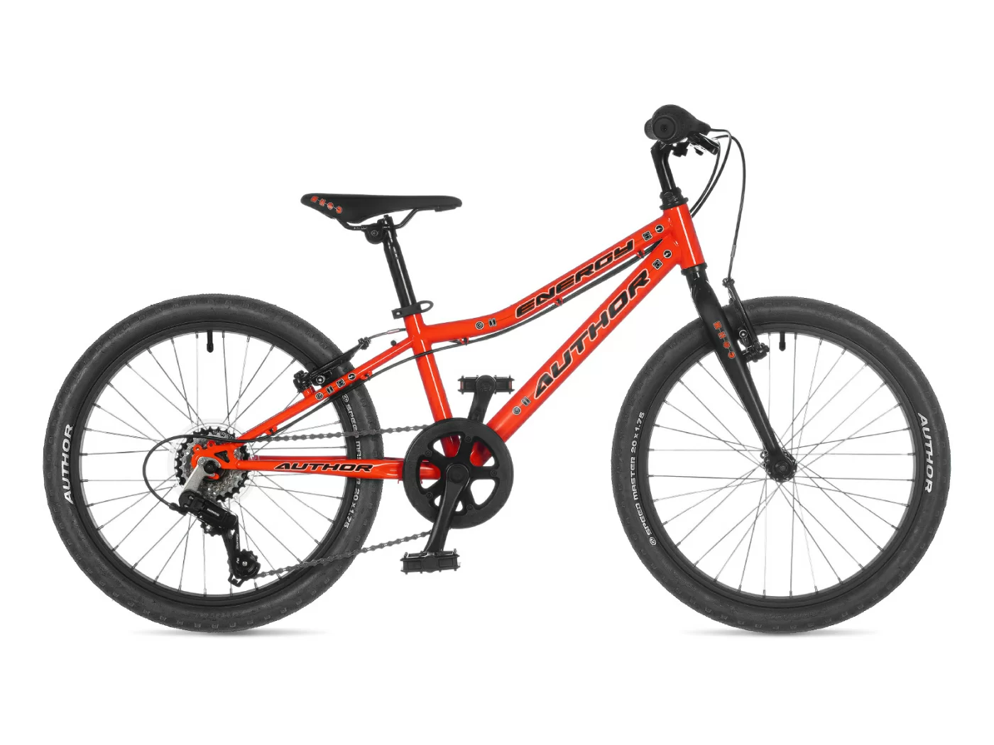 Фото Велосипед детский AUTHOR Energy 2022 Оранжево-чёрный со склада магазина СпортСЕ