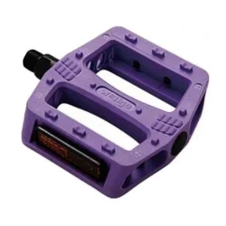 Педали Wellgo B107N платформа,110x110мм, пластик 9/16", фиолет 2шт