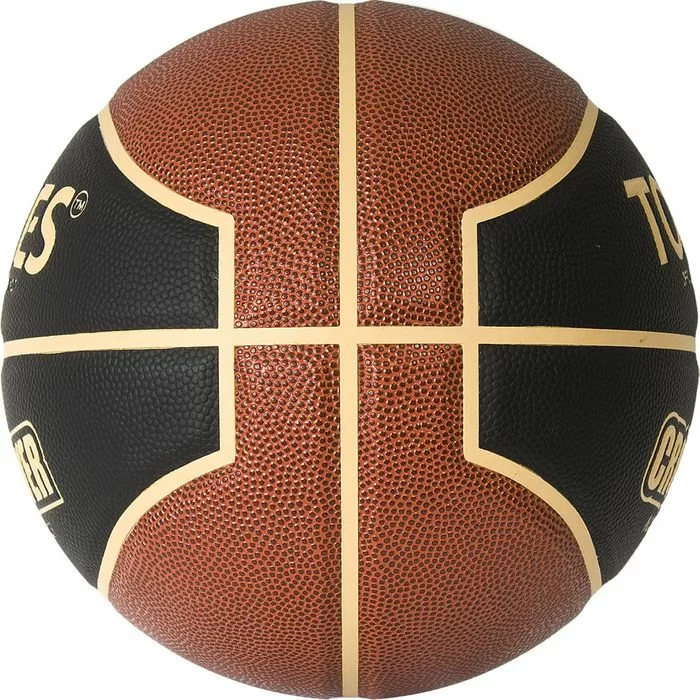 Фото Мяч баскетбольный Torres Crossover №7 ПУ тем. черно-оранж-бежевый B32097 со склада магазина СпортСЕ