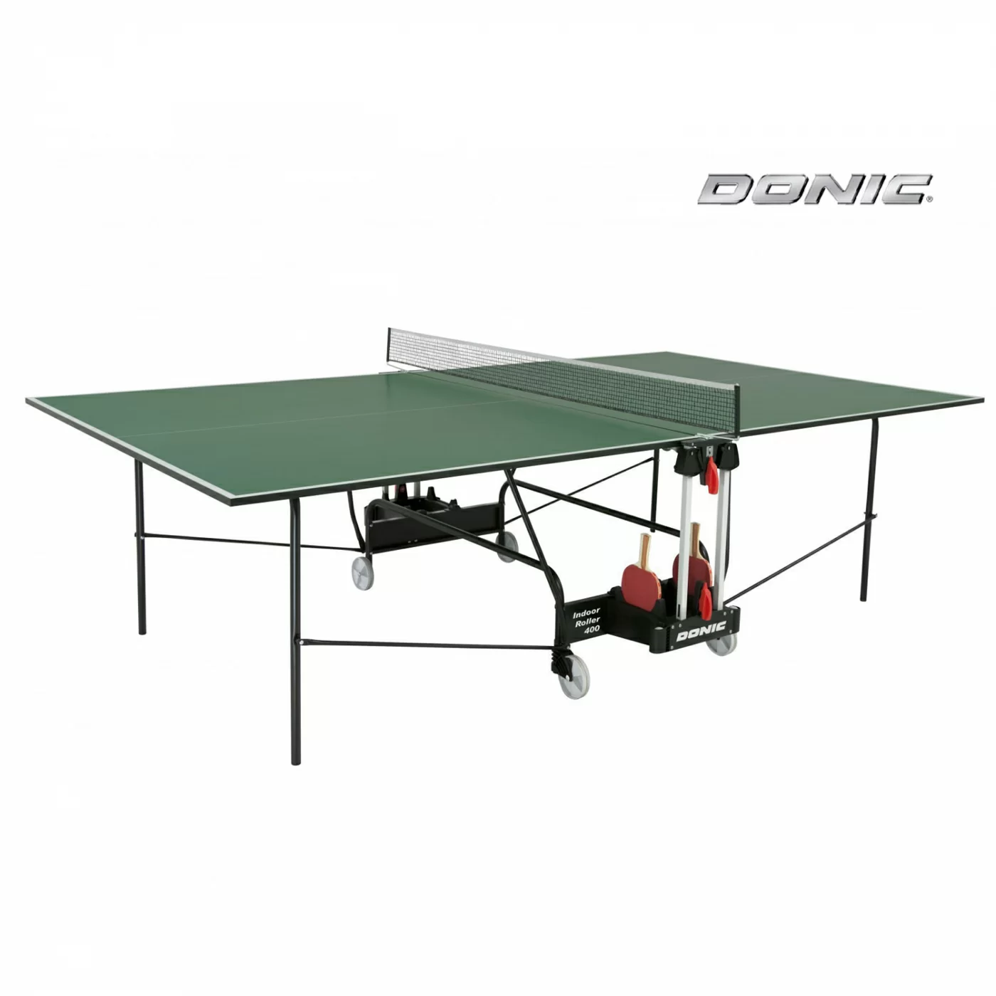 Фото Теннисный стол DONIC INDOOR ROLLER 400 GREEN 230284-G со склада магазина СпортСЕ