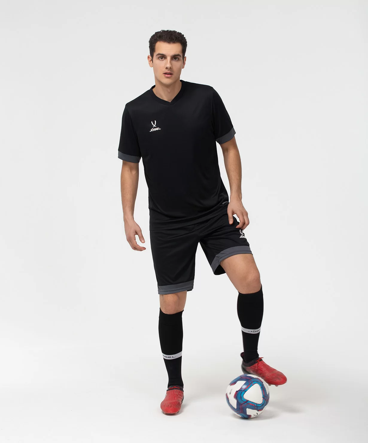 Фото Футболка игровая DIVISION PerFormDRY Union Jersey, черный/темно-серый/белый со склада магазина СпортСЕ