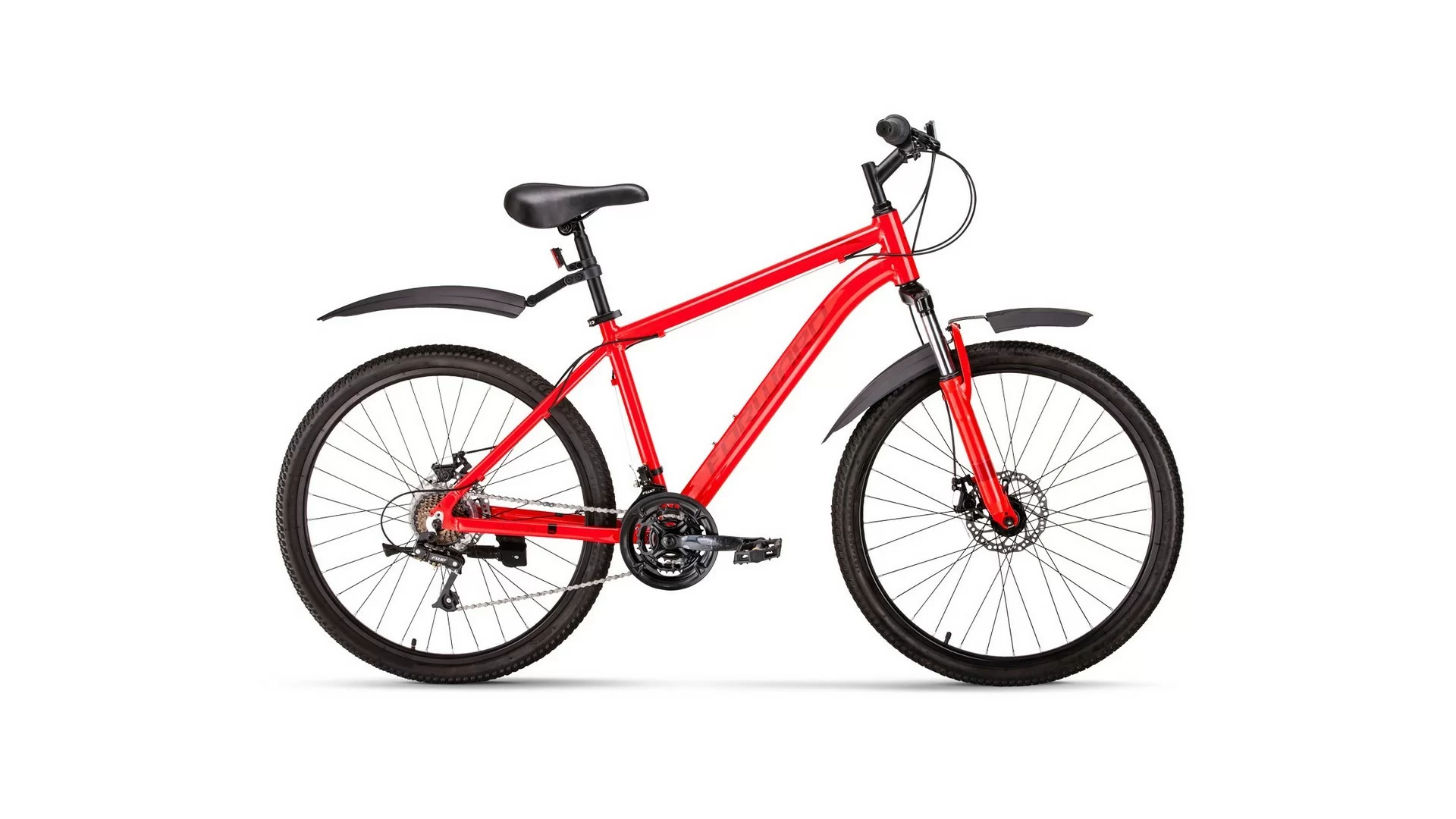 Фото Велосипед Forward Hardi 26 2.0 disc (2020) красный RBKW0M66Q008 со склада магазина СпортСЕ