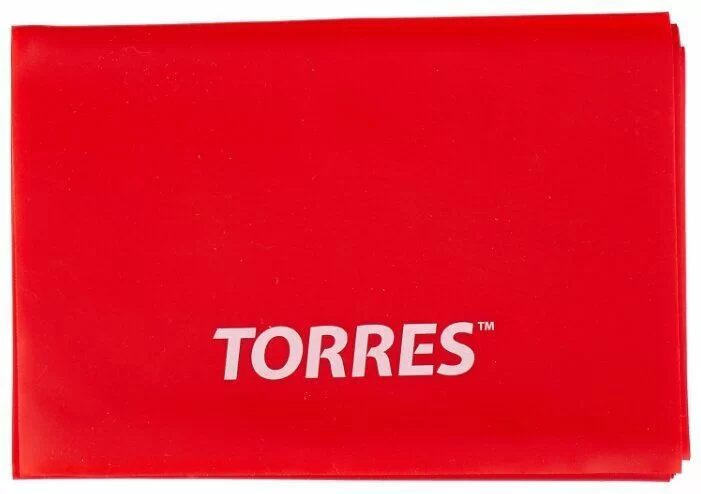 Фото Эспандер лента латексная Torres 120 х 15 см сопротивление 8 кг красный AL0020 со склада магазина СпортСЕ