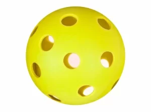 Фото Мяч для флорбола F7322 желтый 01170 со склада магазина СпортСЕ