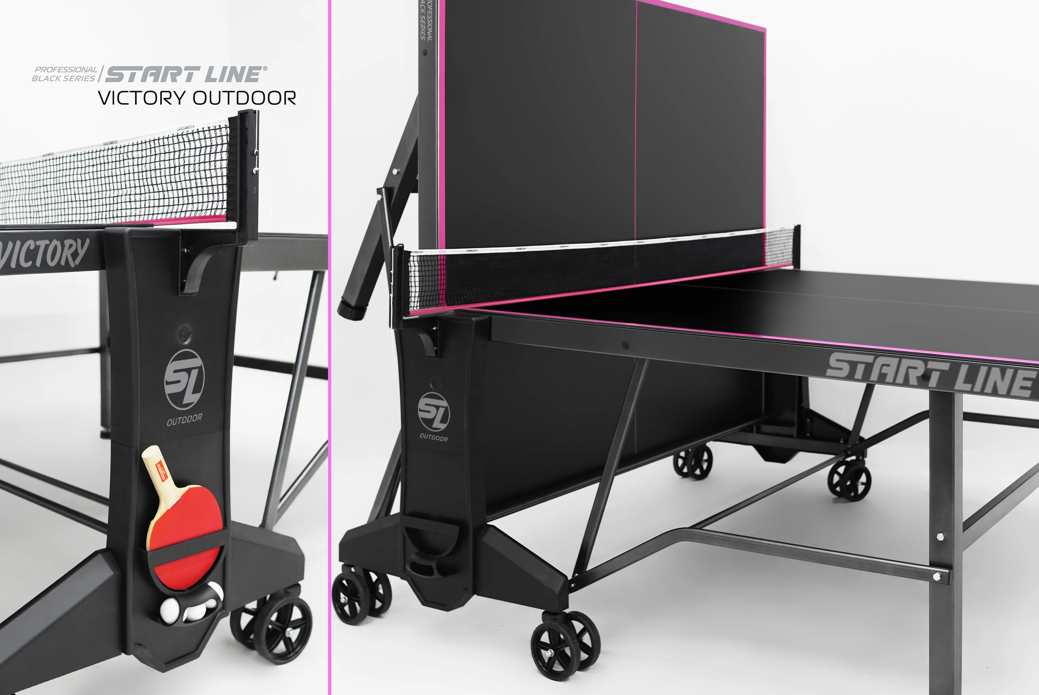  Стол теннисный VICTORY 6 Всепогодный Black по низким ценам в Томске и Северске