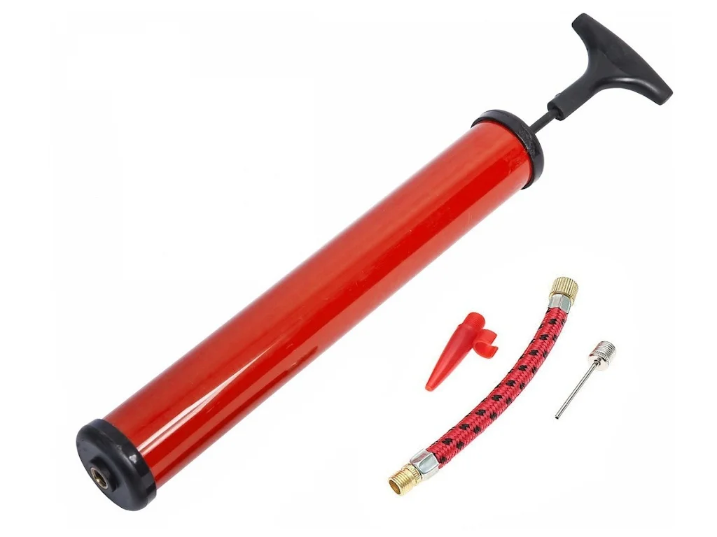 Насос SG806-12" ручной для мячей красный  Насос SG806-12" ручной для мячей красный по низким ценам в Томске и Северске