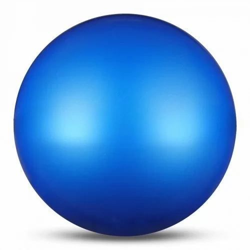 Фото Мяч для художественной гимнастики 15 см 300 г Indigo металлик синий IN315 со склада магазина СпортСЕ