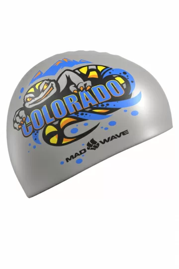 Фото Шапочка для плавания Mad Wave Colorado silver M0558 38 0 00W со склада магазина СпортСЕ