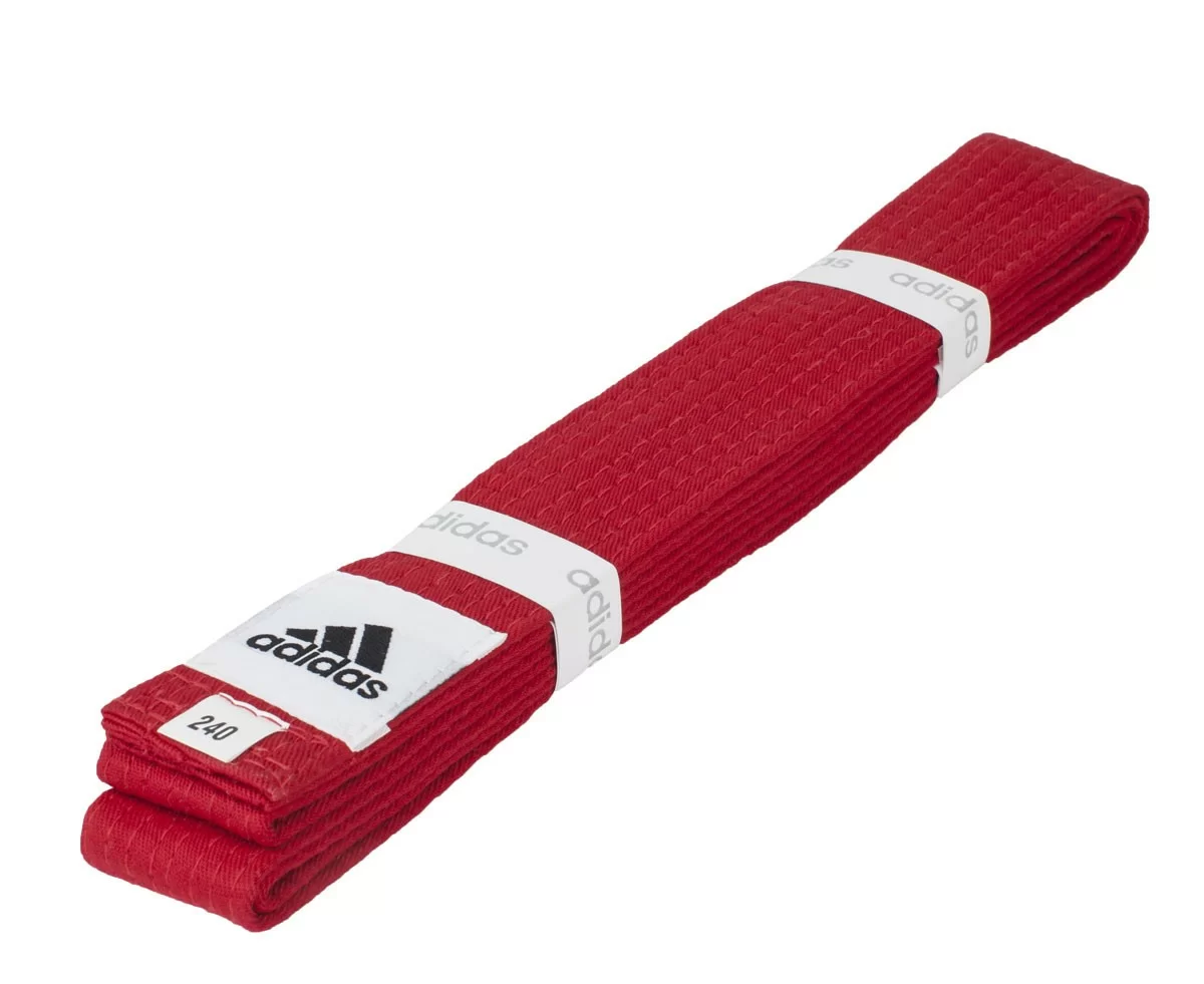 Фото Пояс для единоборств 3 м Adidas Club красный adiB220 со склада магазина СпортСЕ