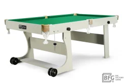 Бильярд BFG Compact Light 6 (Серый) (Пул, серый (ЛДСП), ЛДСП_16, Euro Pro 50 ш1.98м Yellow green, Х/б сетка)