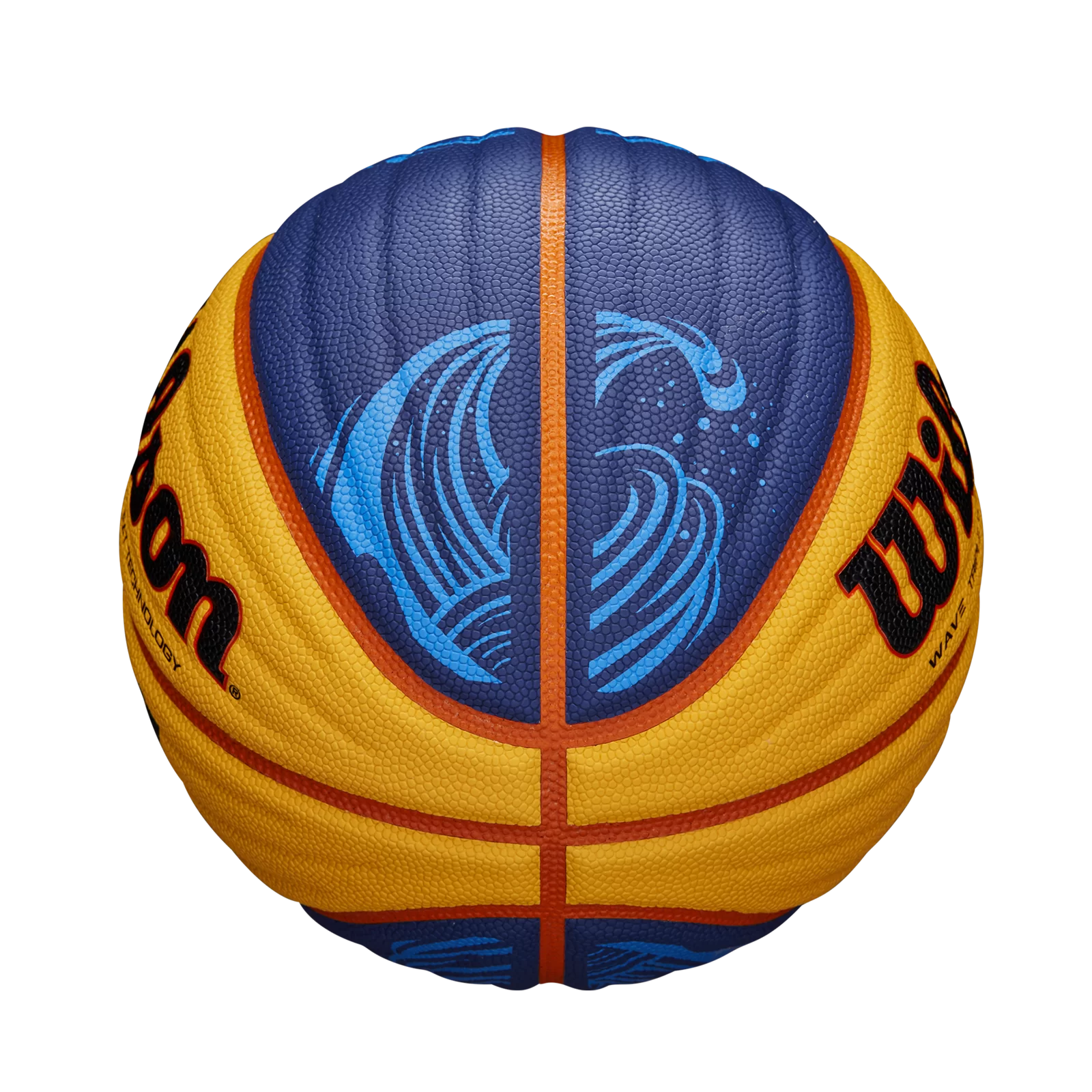 Фото Мяч баскетбольный Wilson FIBA3x3 Official  №6 FIBA  Appr.PU сине-желтый WTB0533XB со склада магазина СпортСЕ