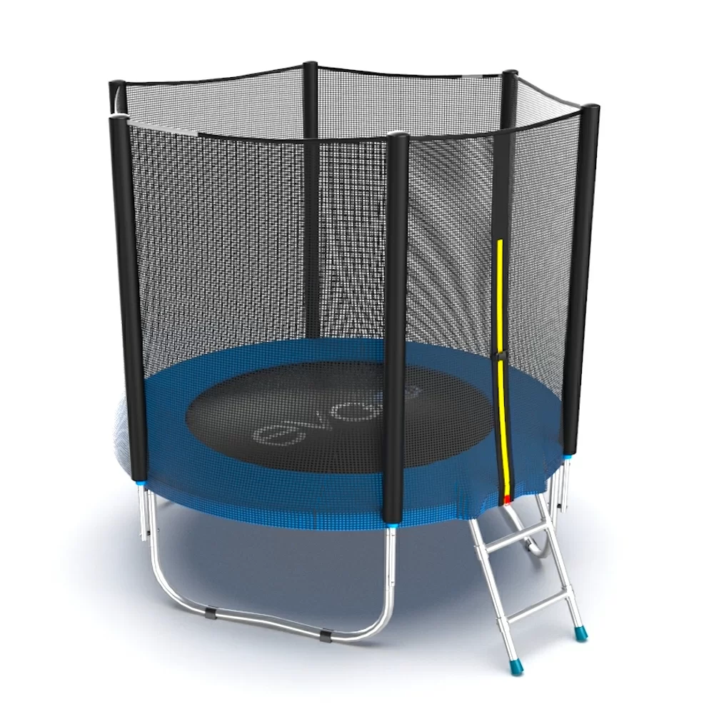  EVO JUMP External 6ft (Blue) Батут с внешней сеткой и лестницей, диаметр 6ft (синий) по низким ценам в Томске и Северске