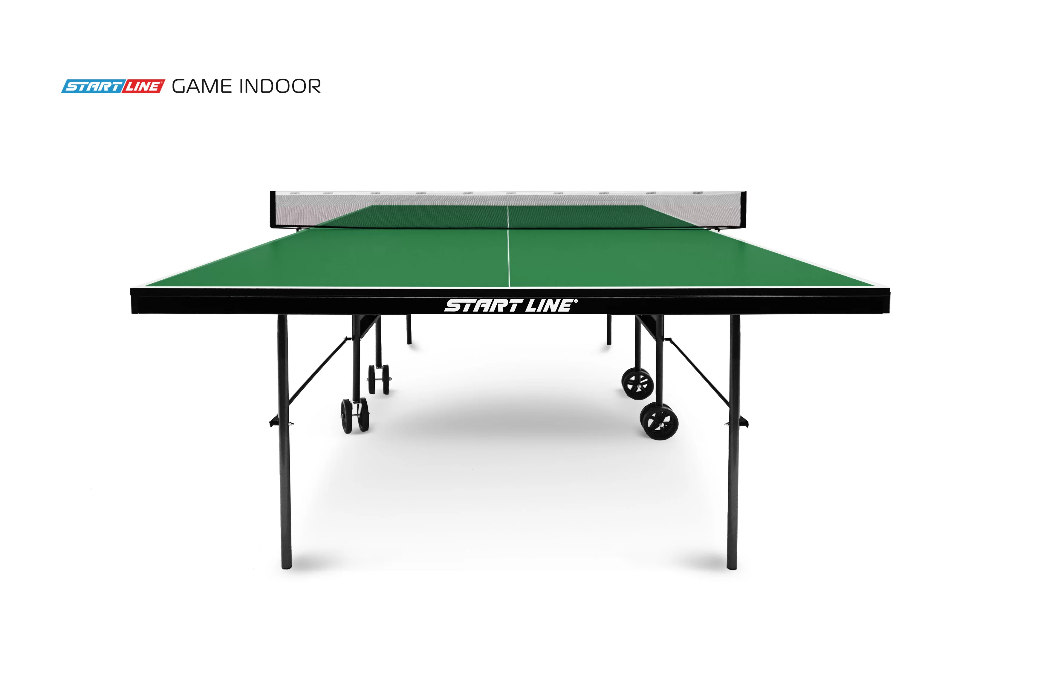 Фото Теннисный стол Start Line Game Indoor с сеткой green 6031-3 со склада магазина СпортСЕ