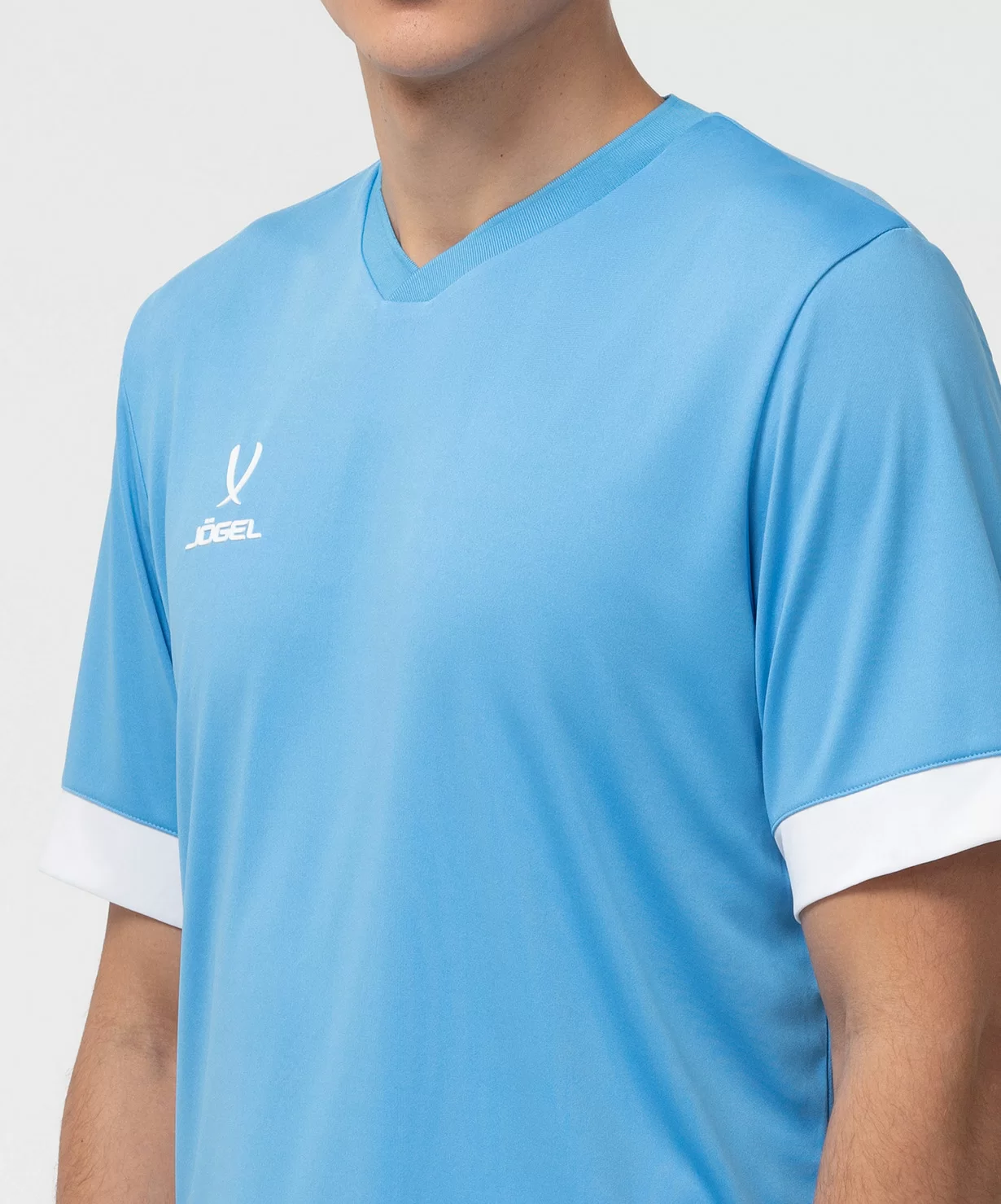 Фото Футболка игровая DIVISION PerFormDRY Union Jersey, голубой/белый/белый со склада магазина СпортСЕ