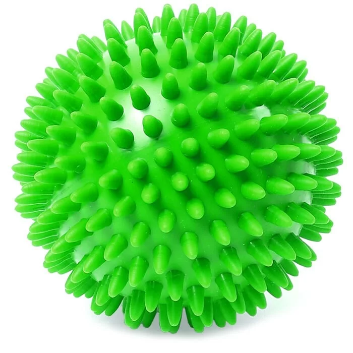 Фото Мяч массажный 6см твердый ПВХ зеленый C33445 со склада магазина СпортСЕ