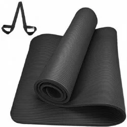 Коврик универсальный 183х61х1.5 см NBR15-16 НБК с ремешком для переноски черный Коврик универсальный 183х61х1.5 см NBR15-16 НБК с ремешком для переноски черный