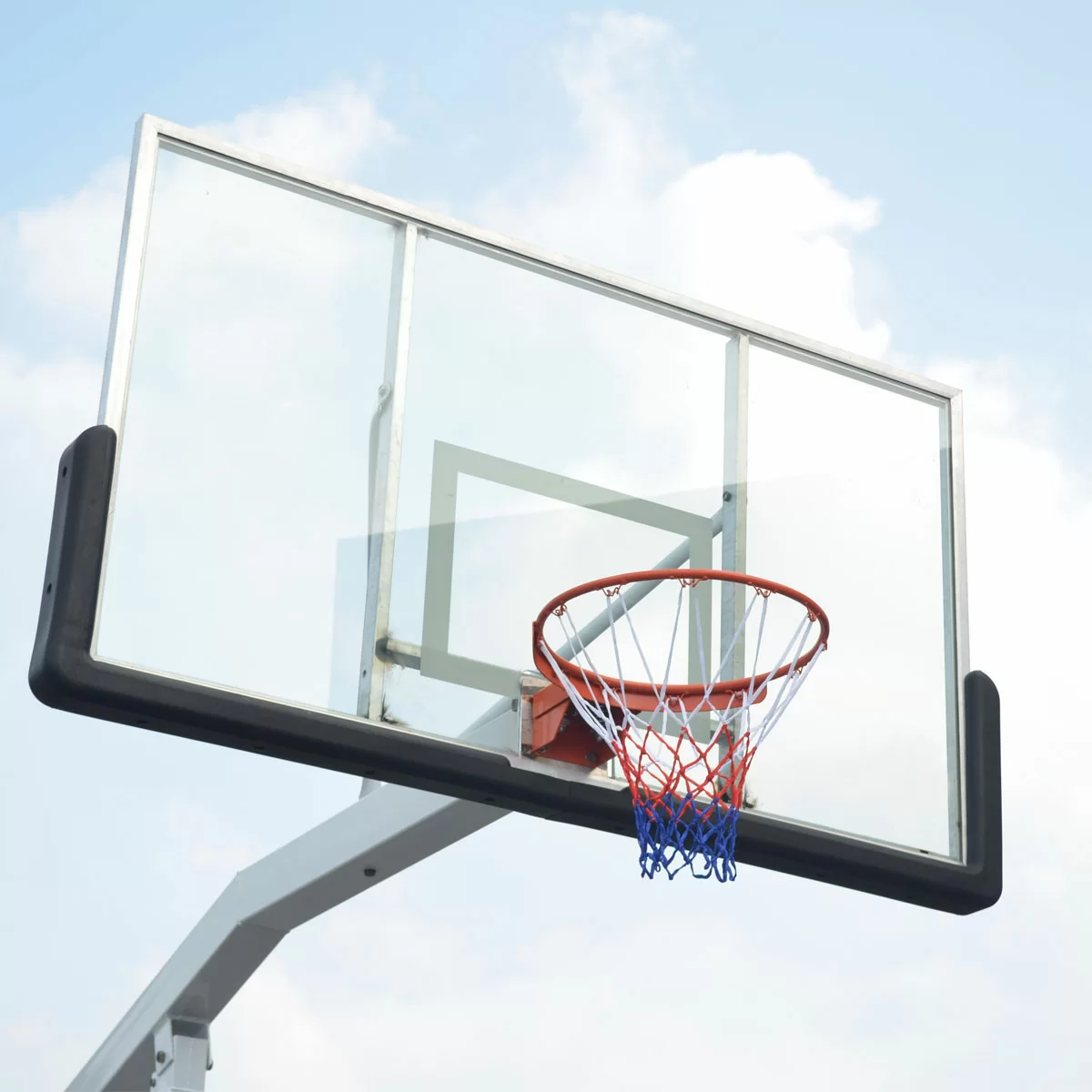 Фото Баскетбольная мобильная стойка DFC STAND72G 180x105CM стекло (семь коробов) со склада магазина СпортСЕ