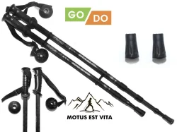 Палки треккинговые GO DO G-DS1-Ч 110-135 см