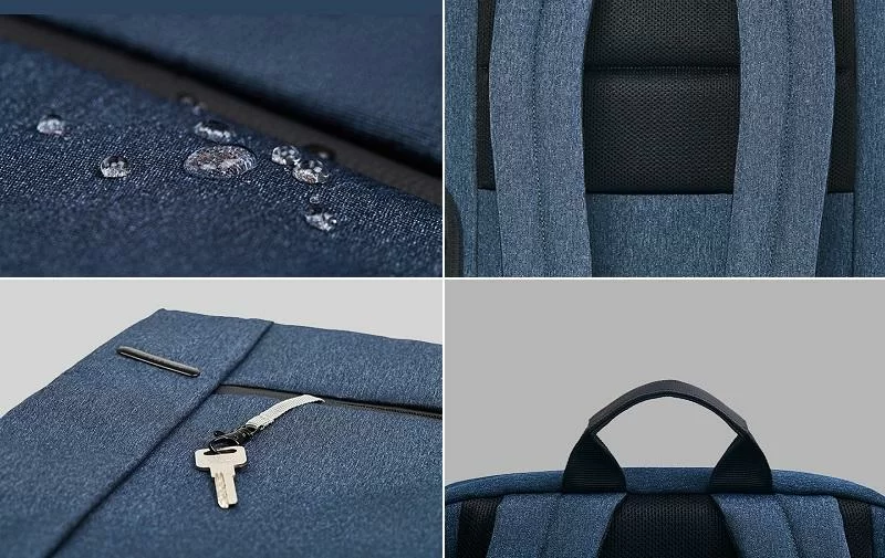 Фото Рюкзак Xiaomi Ninetygo Classic Business Backpack 400x305x140 dark blue 00-00005480 со склада магазина СпортСЕ