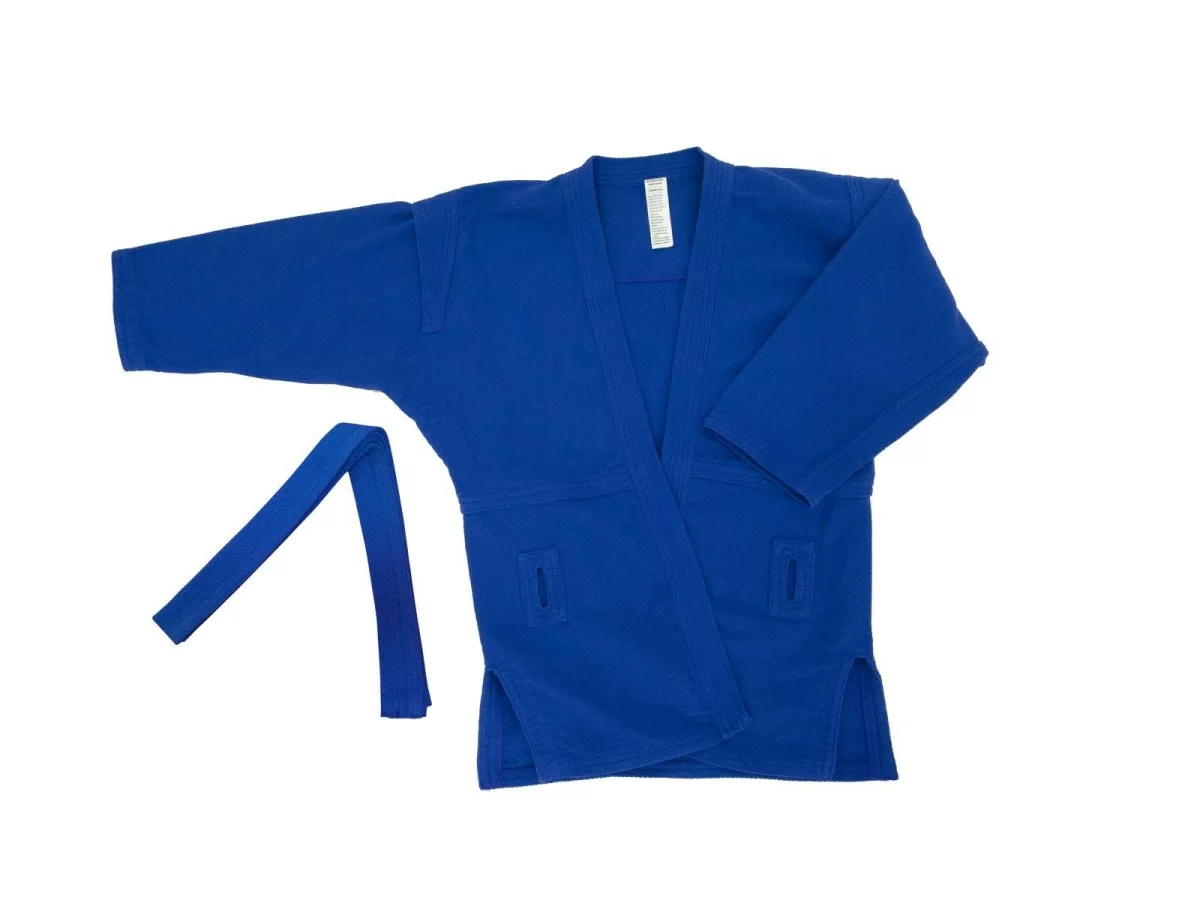 Фото Куртка для самбо Нужный спорт Training синий NS.КСД со склада магазина СпортСЕ