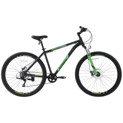 Велосипед TechTeam Storm 29" (2024) черно-зеленый
